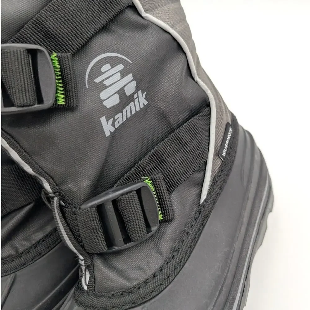 Kamik Glacial 4 Waterproof Winter Boots Little/Big Kids Black Size US2 EU34